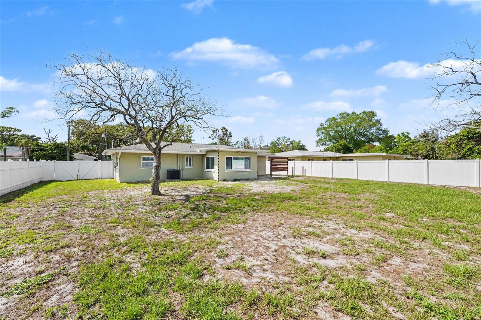 Large Fully Fenced Backyard