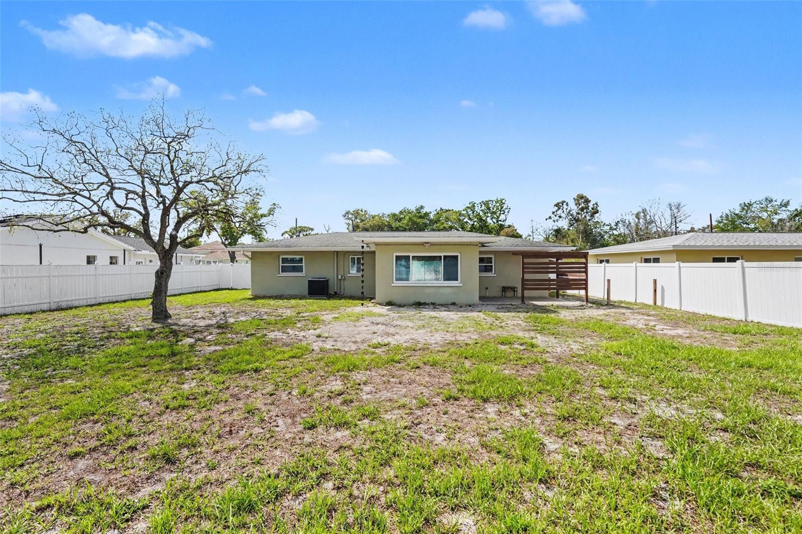 Large Fully Fenced Backyard