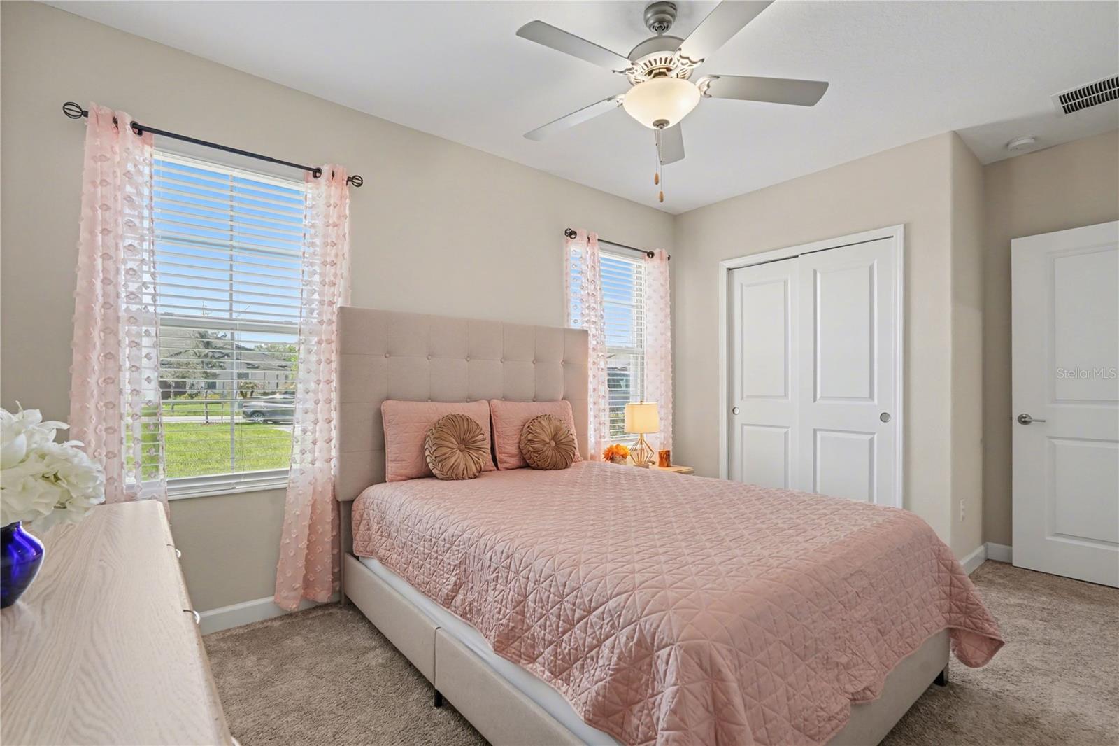 Guest Bedroom at front of villa