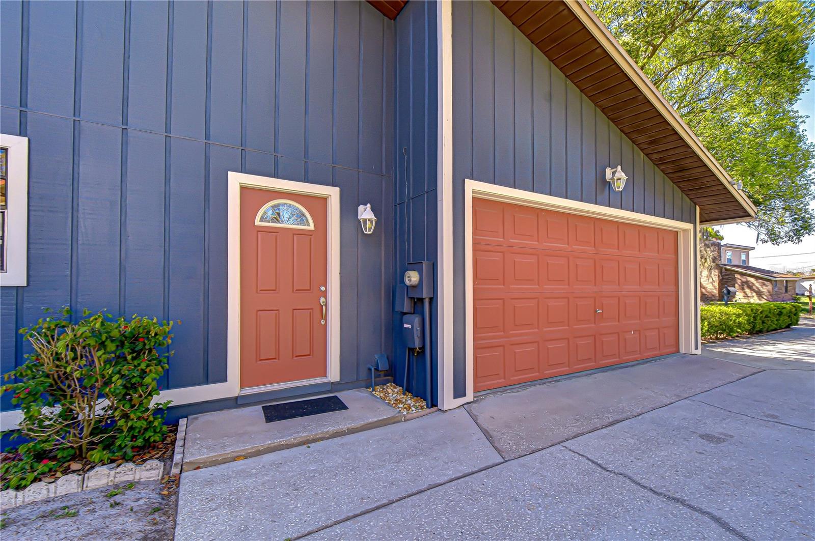 Laundry exterior entrance