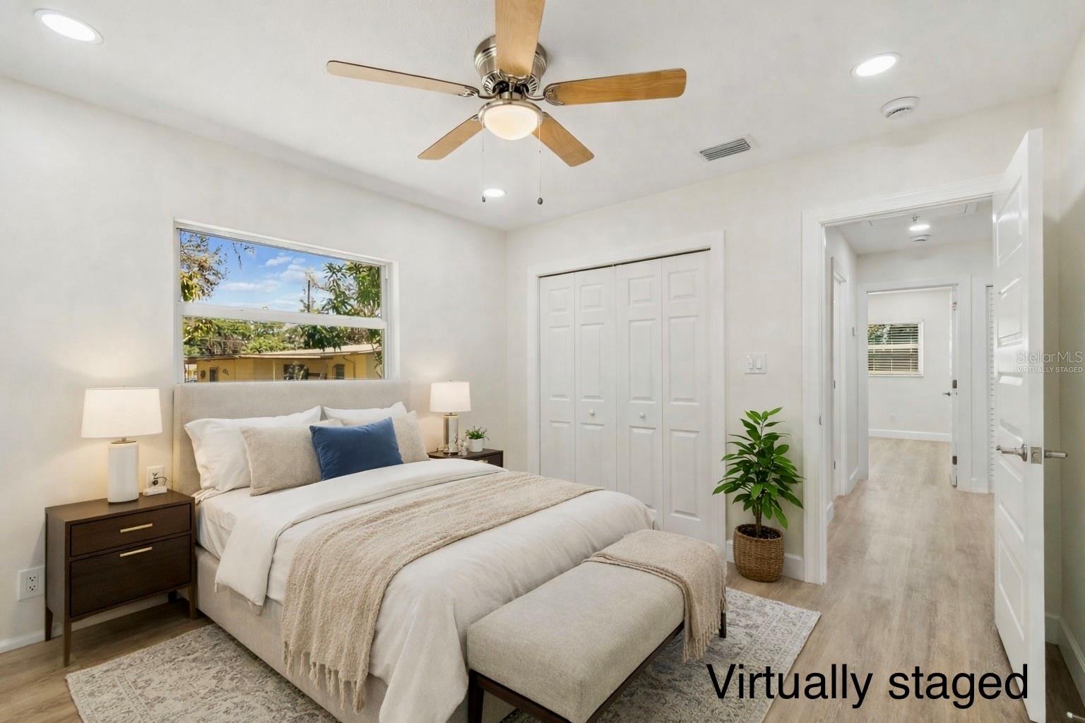 Bedroom 1 virtually staged