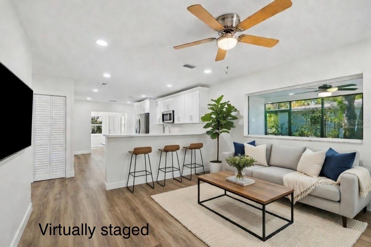 Living Room - Virtually Staged