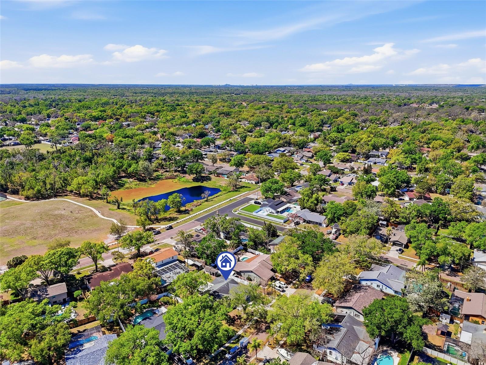 Far enough away from Tampa to not be near the chaos of the city, but still close enough to not miss out on anything.