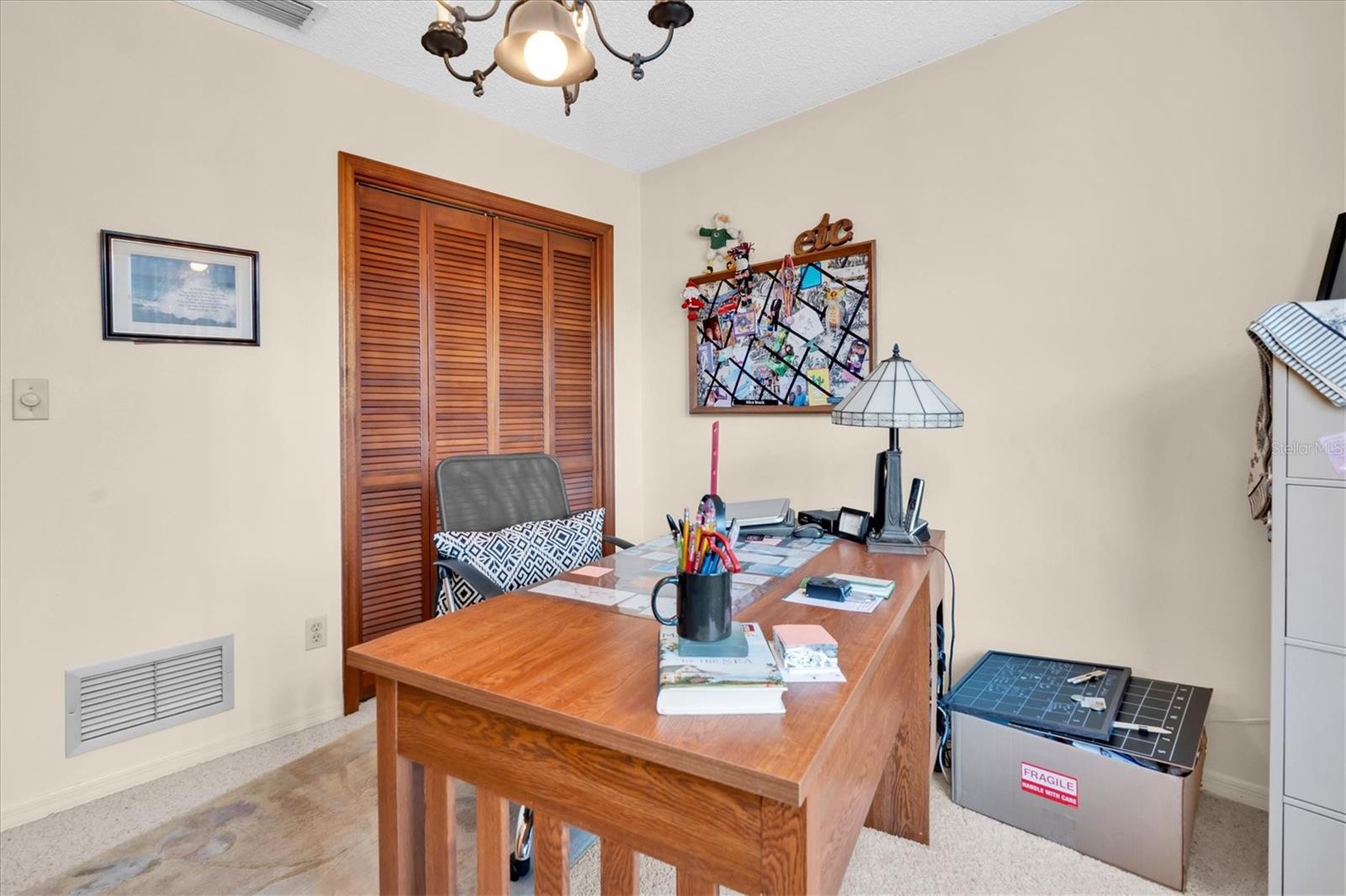 Bedroom 2 currently used as office