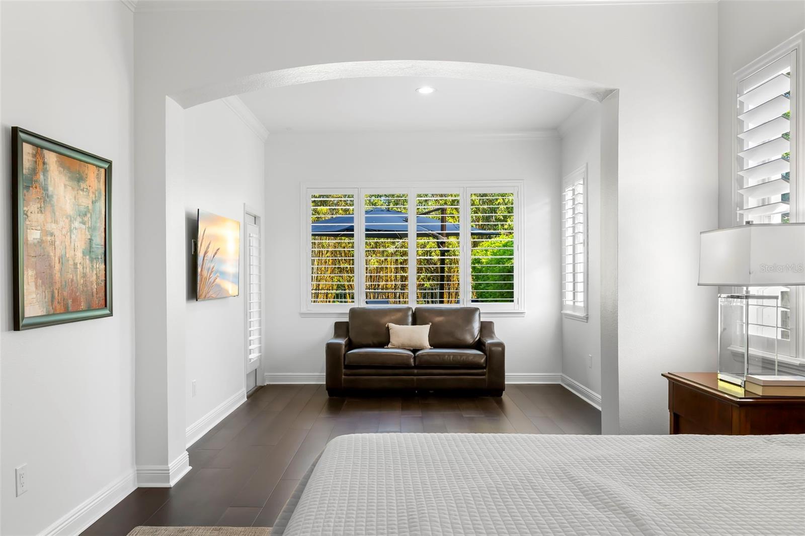 Primary suite sitting area