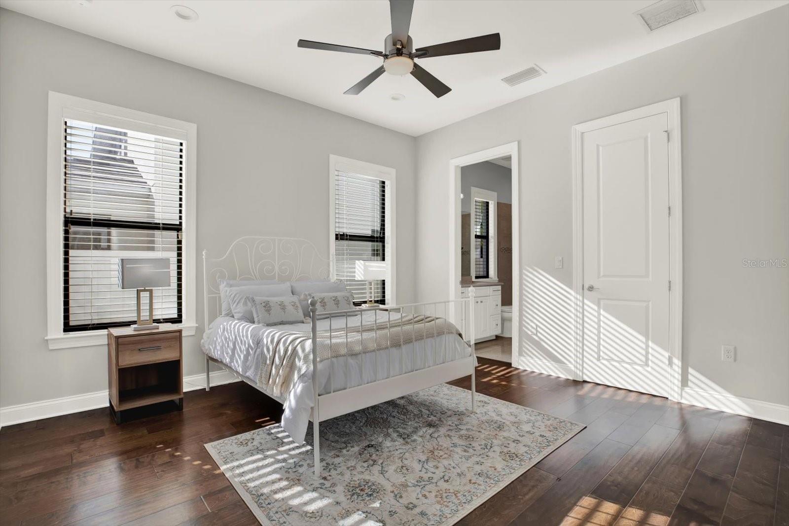 Bedroom 2 is on the bottom floor with ensuite.