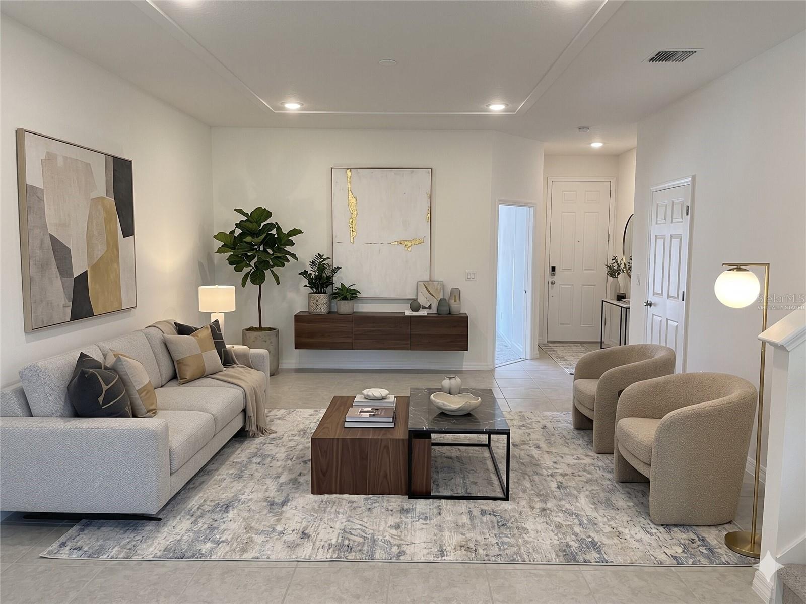 Virtually Staged Room