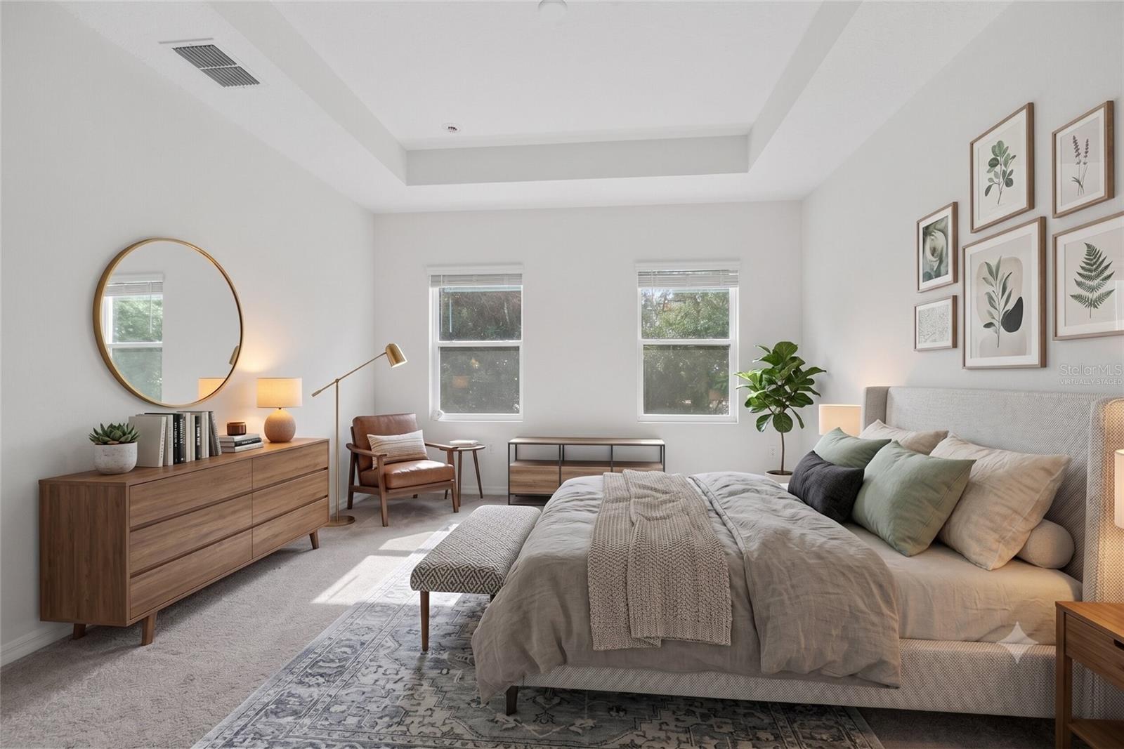 Virtually Staged Bedroom 1
