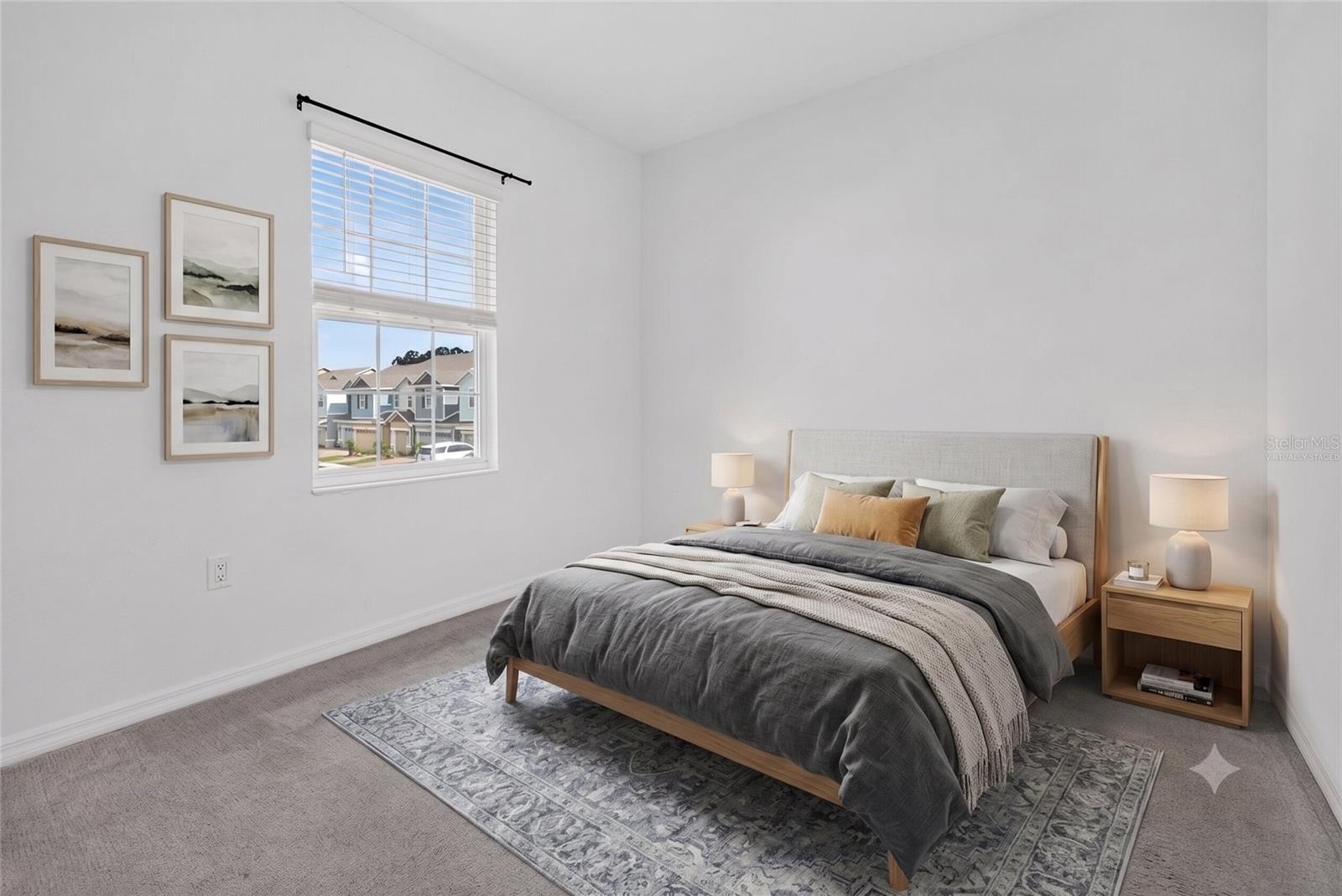 Virtually Staged Bedroom 2
