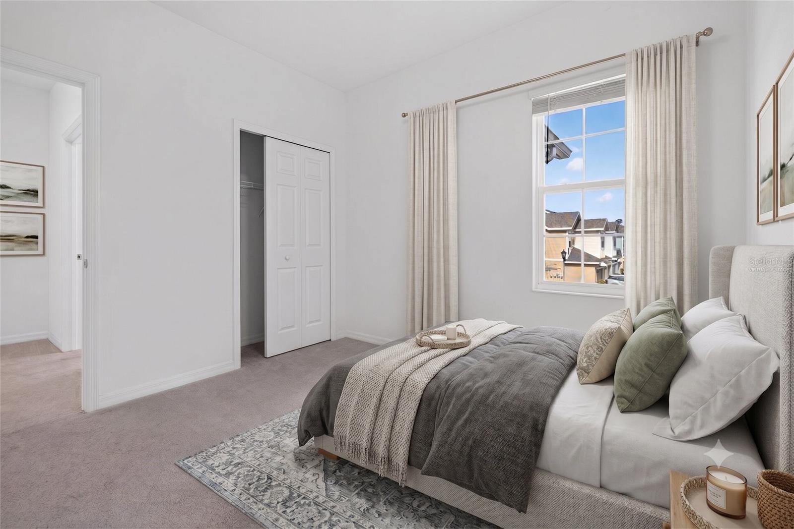Virtually Staged Bedroom 3