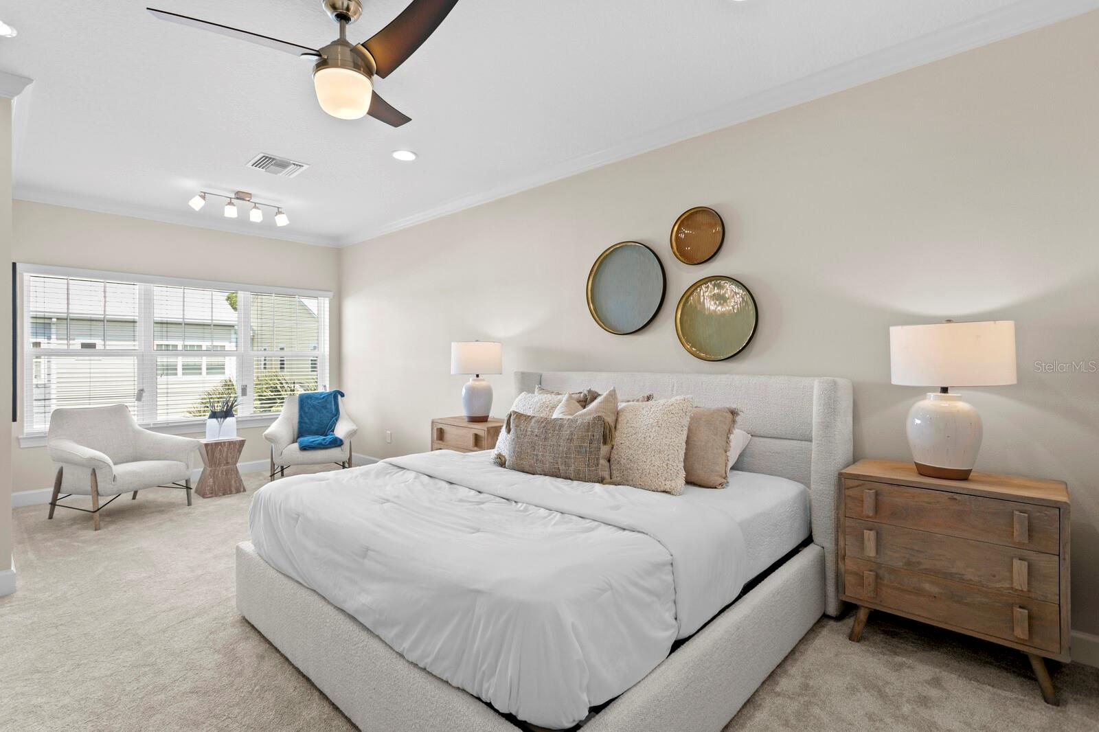 Primary Bedroom and Sitting Area