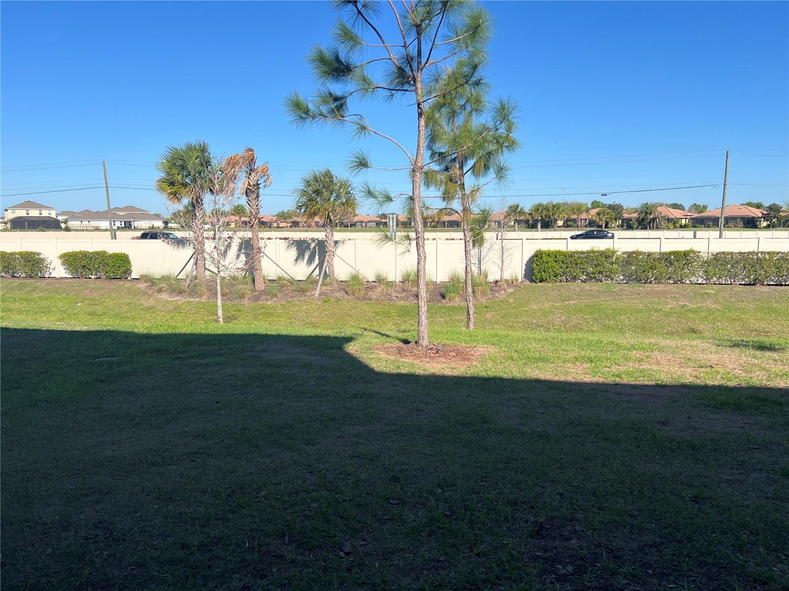 Beautiful Rear View from the Enclosed Patio