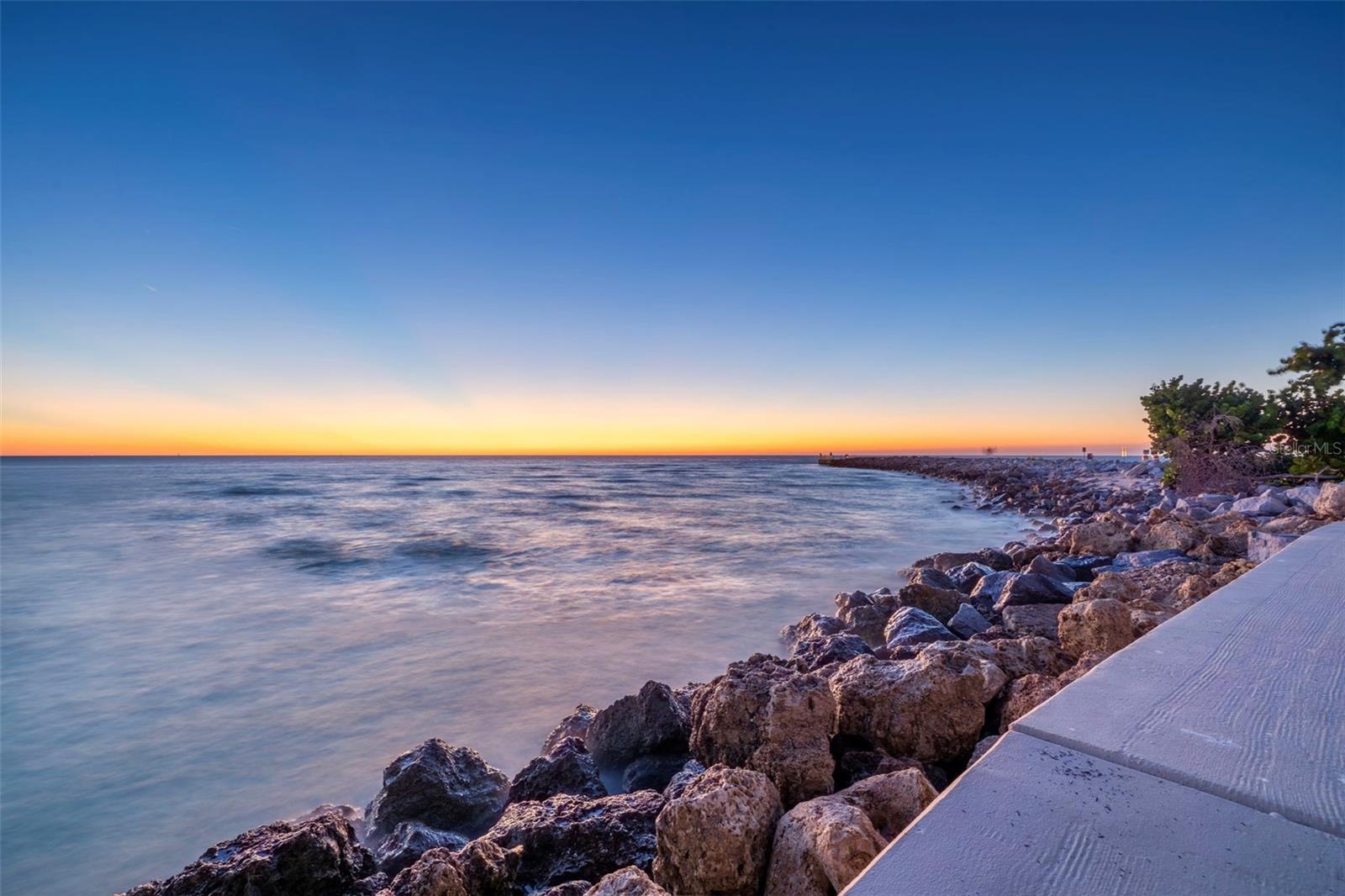 Panoramic water views