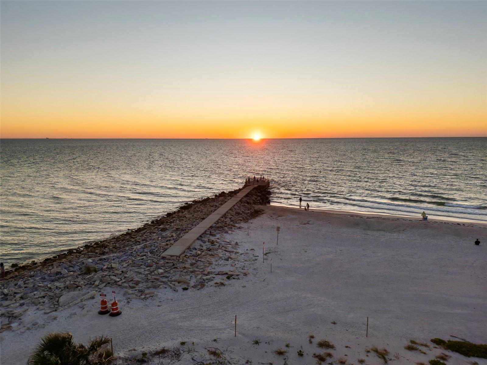 Amazing sunset views