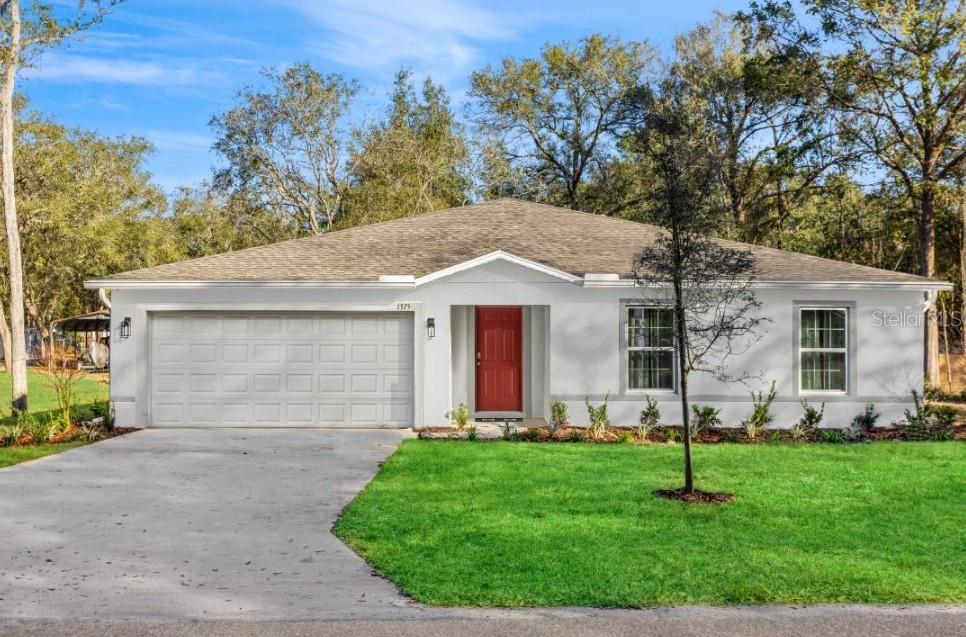 Model home - actual features may vary.