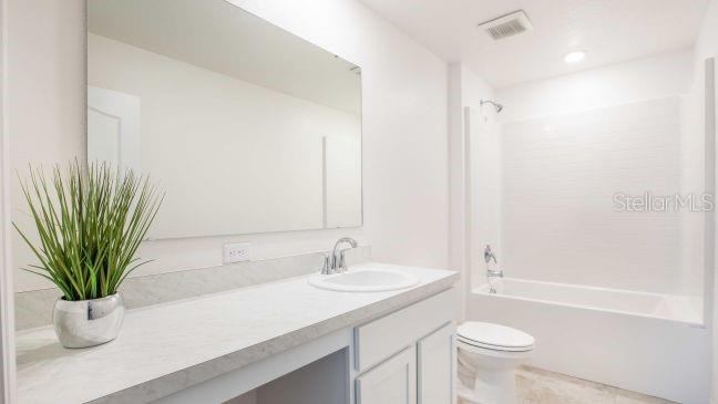 Model home - actual features may vary.