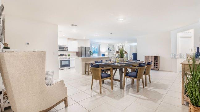 Model home - actual features may vary.