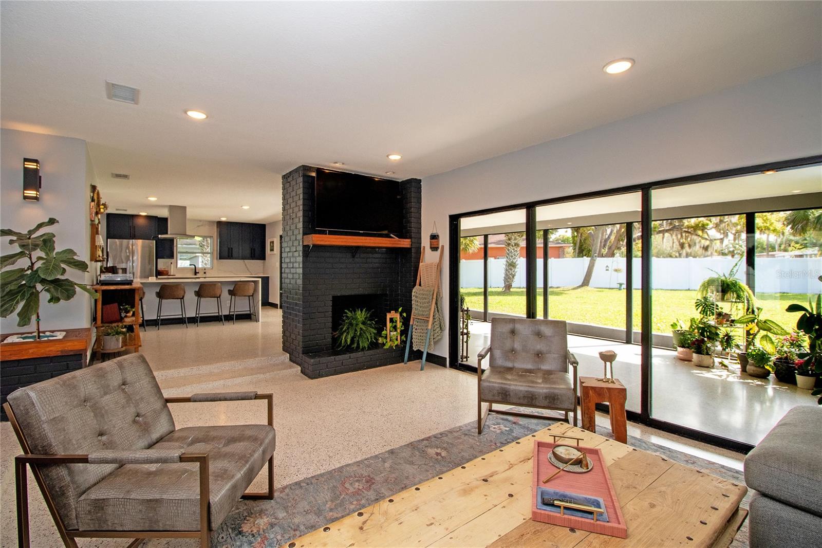 The open layout feels defined while having an excellent flow.