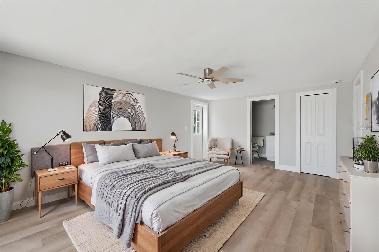 Primary Bedroom (Virtually Staged)