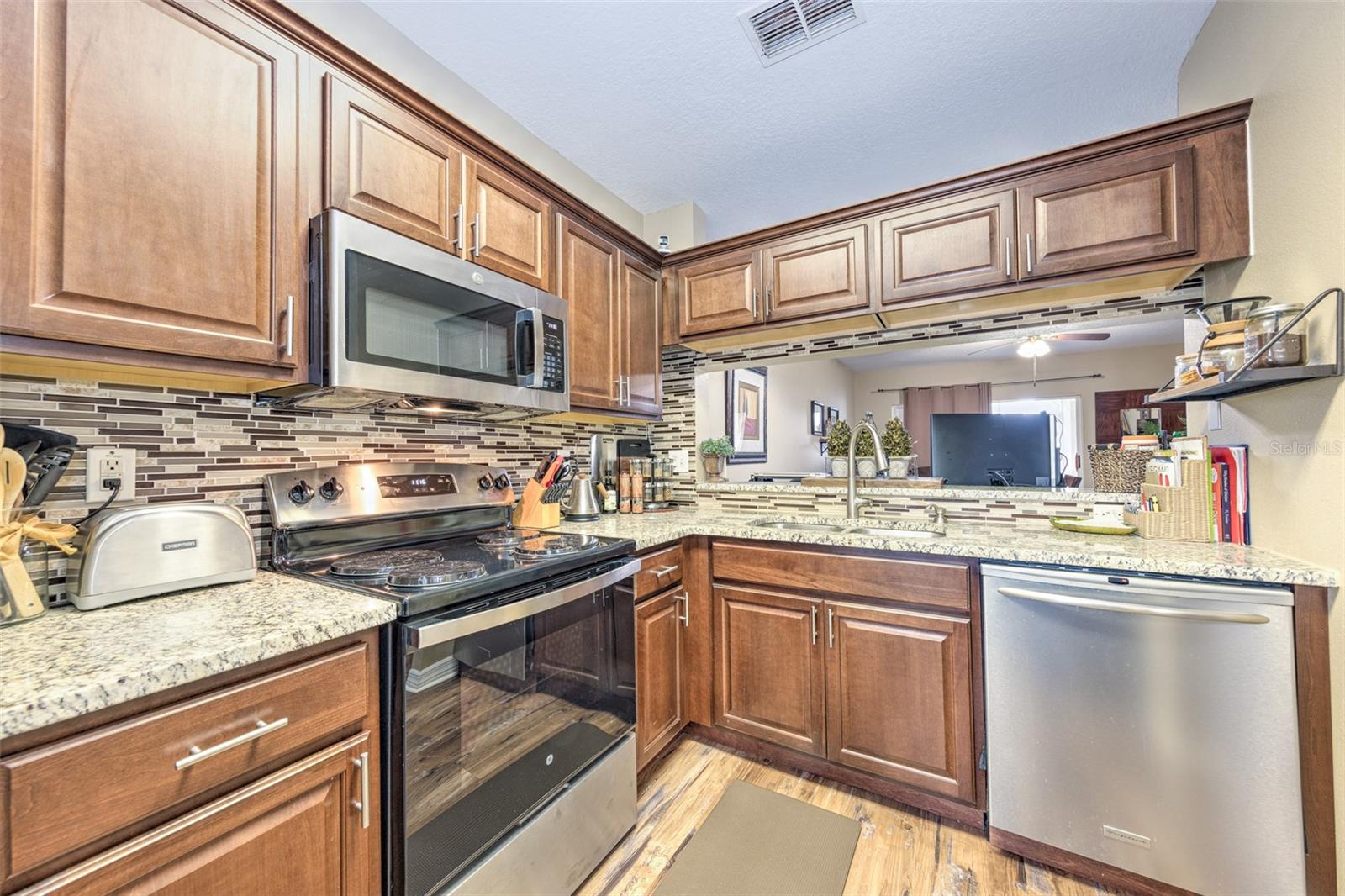 crown molding installed with new cabinets