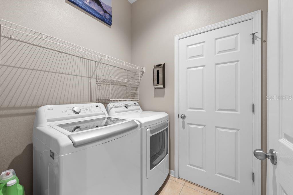 Dedicated laundry room for convenience