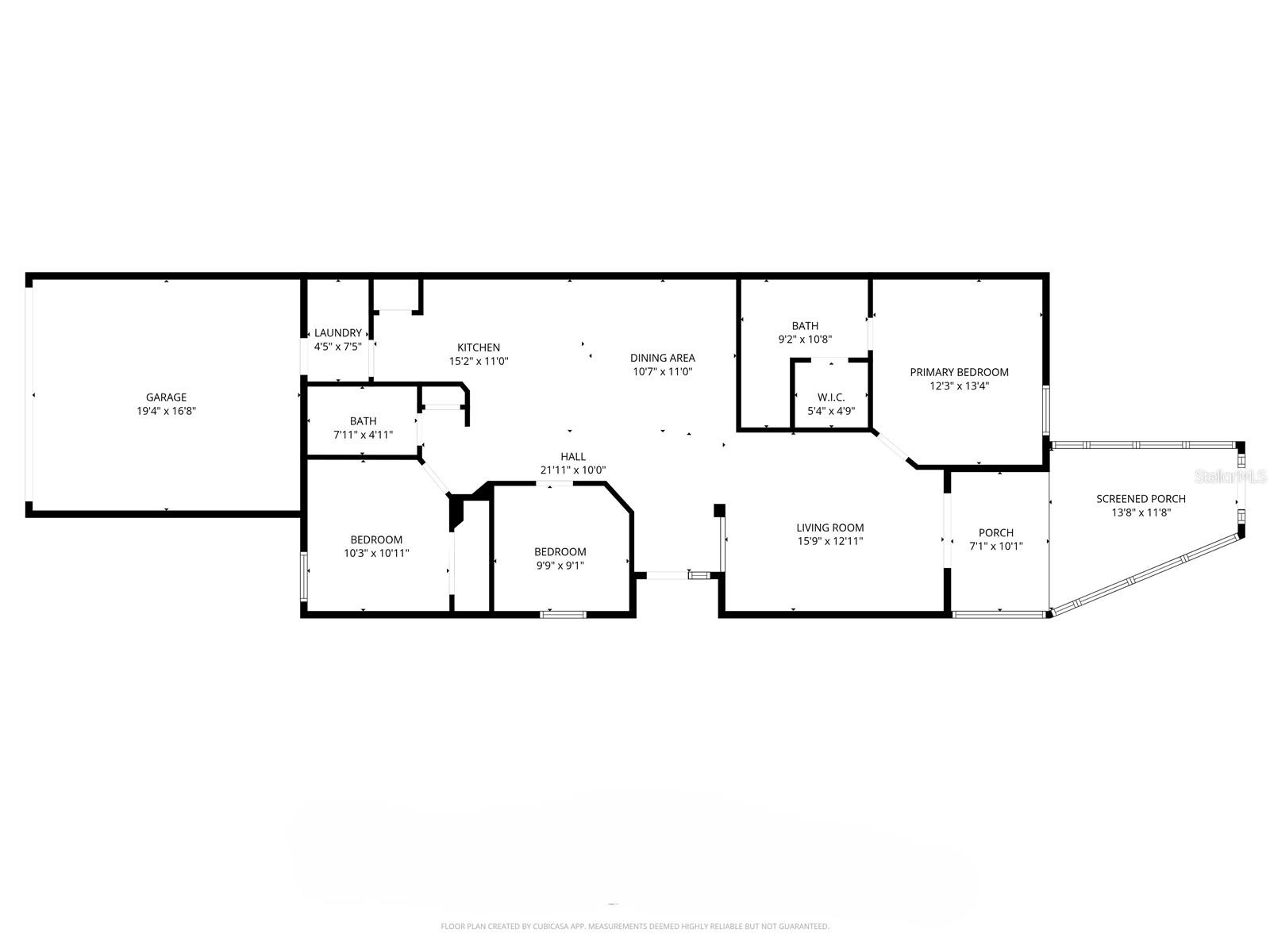 Floor plan measurements are not exact