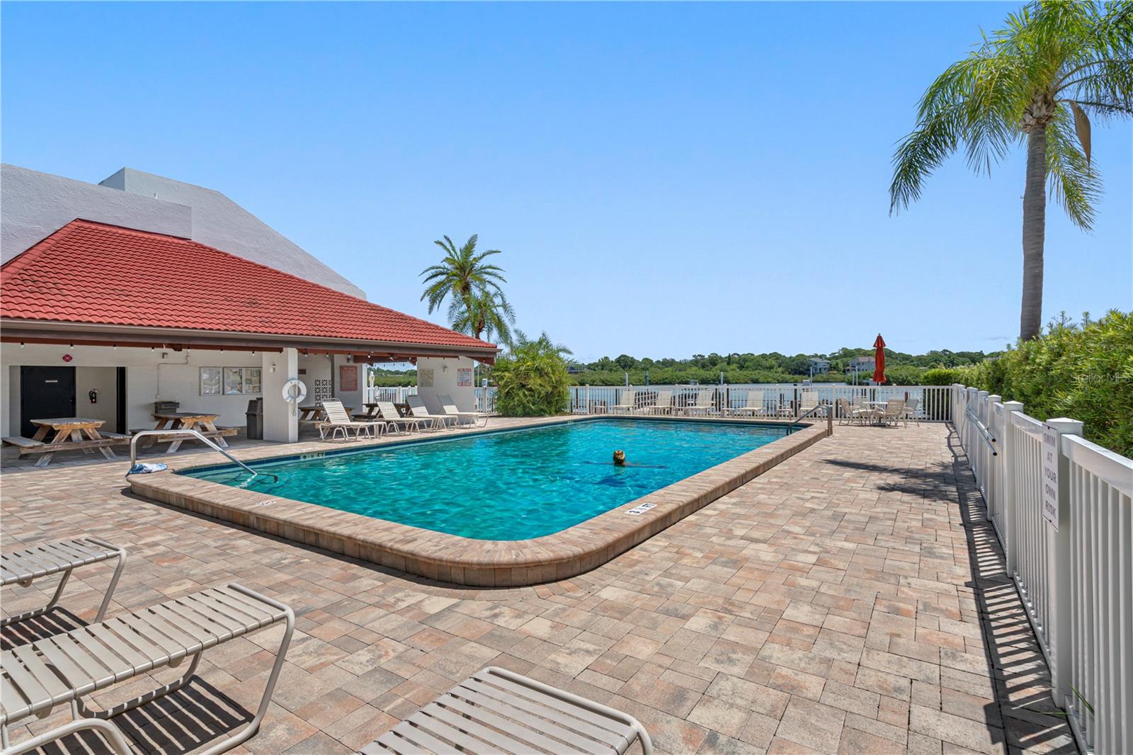 ... Vista Bay Waterfront Heated Pool & Lounging Areas..