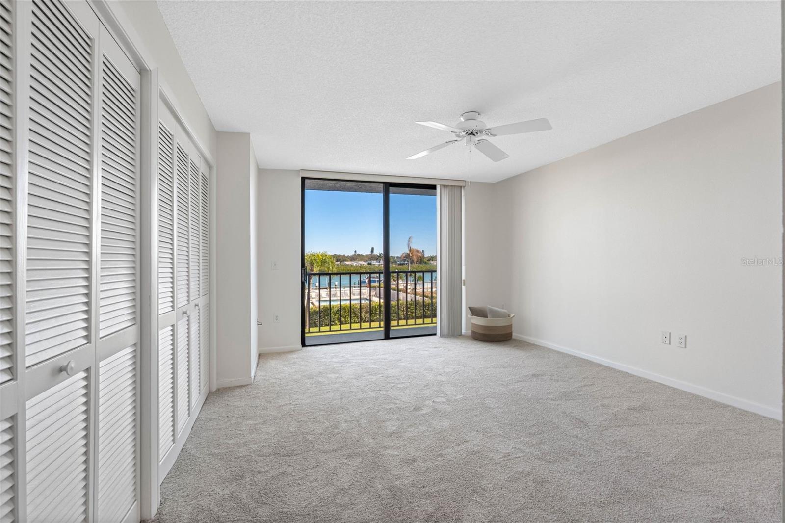 ... Master Bedroom Suite looking out to the Intracoastal Waterway. These are large rooms for a two bedroom. Refer to Floorplans for Room Layout and Sizing. Vista Bay is a private complex with a 3 month minimal Rental period. This is not a short term investment property. More & More folks are spending 8 months a year here or Full time.. Hence the draw of the larger room sizes..