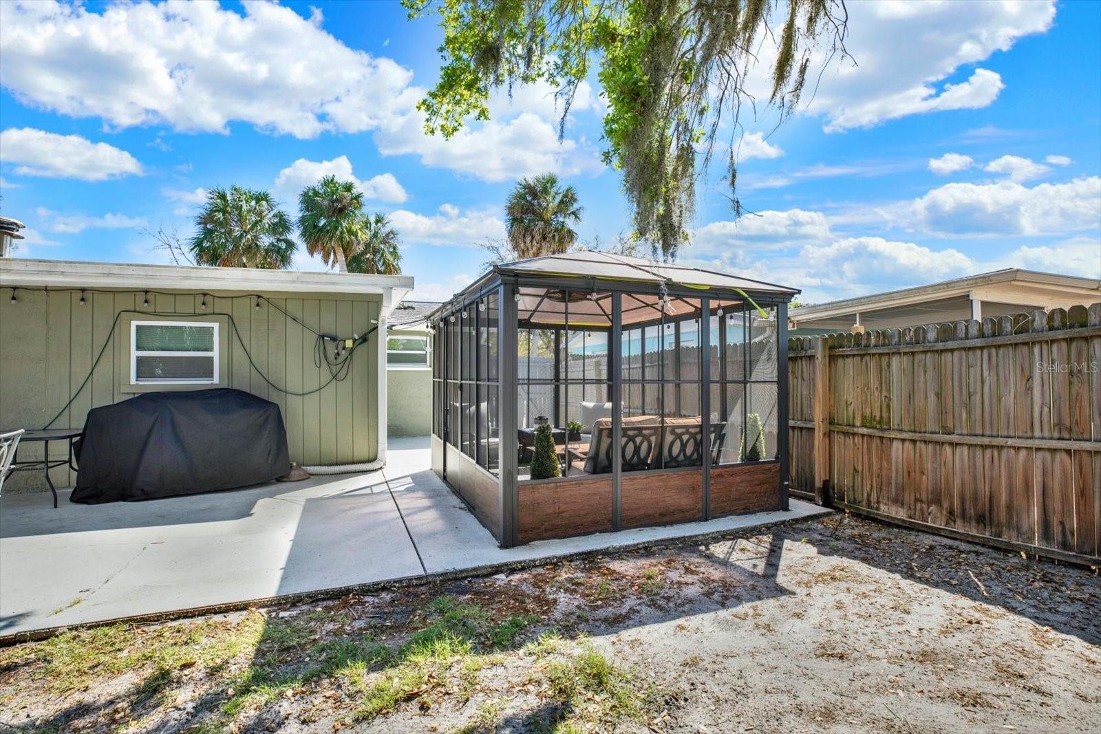 Gazebo/back patio