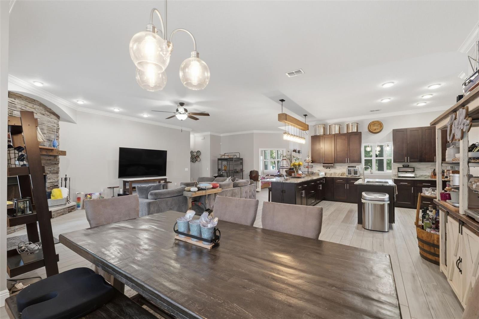 Dining/Kitchen/Living