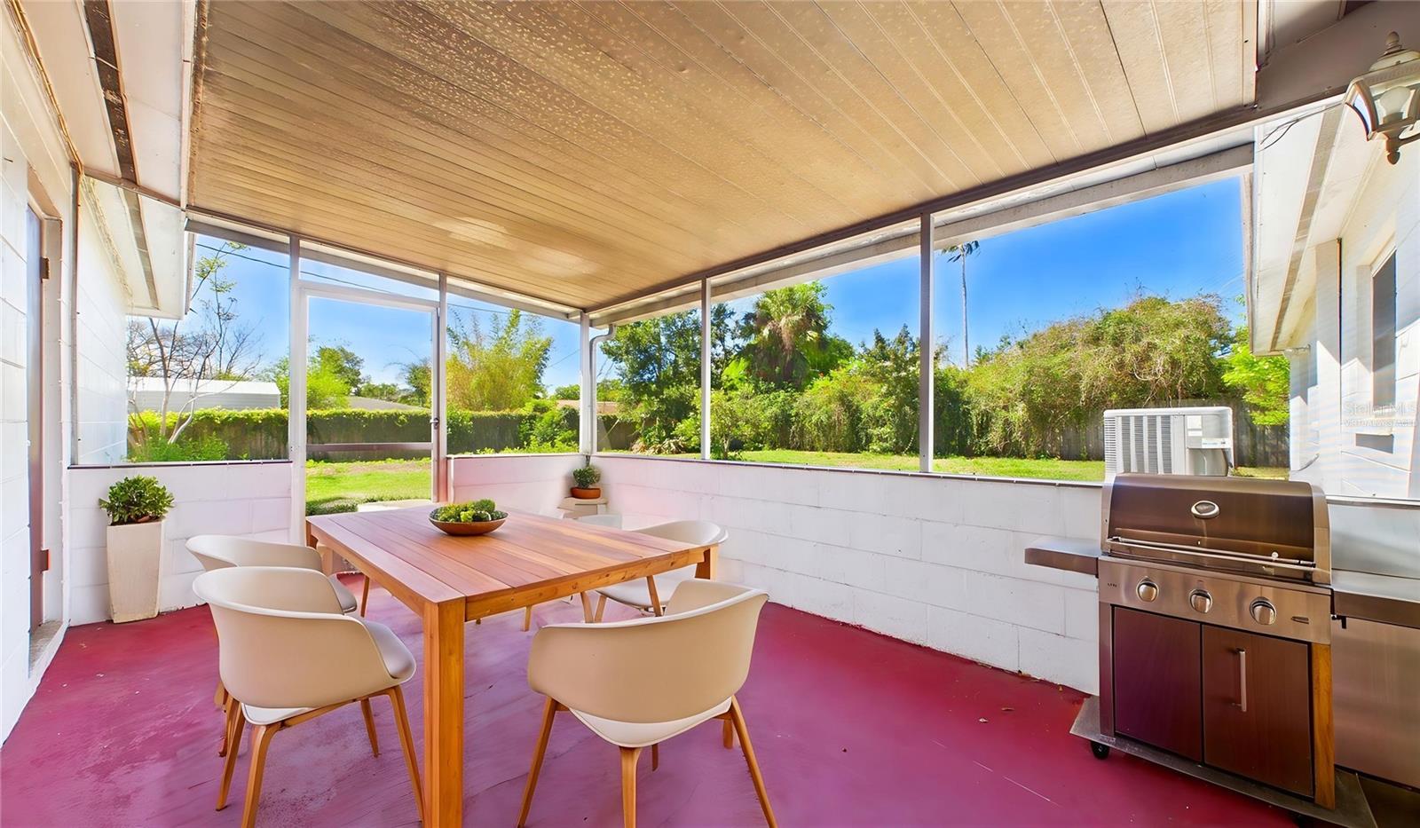 Covered Patio Virtually Staged
