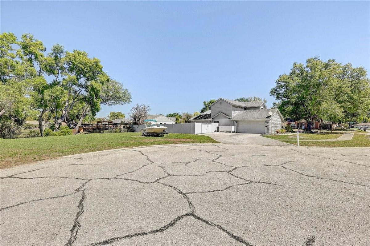 Yard space to the left