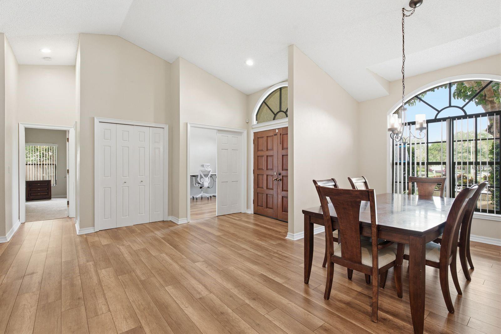 Dining room and Foyer