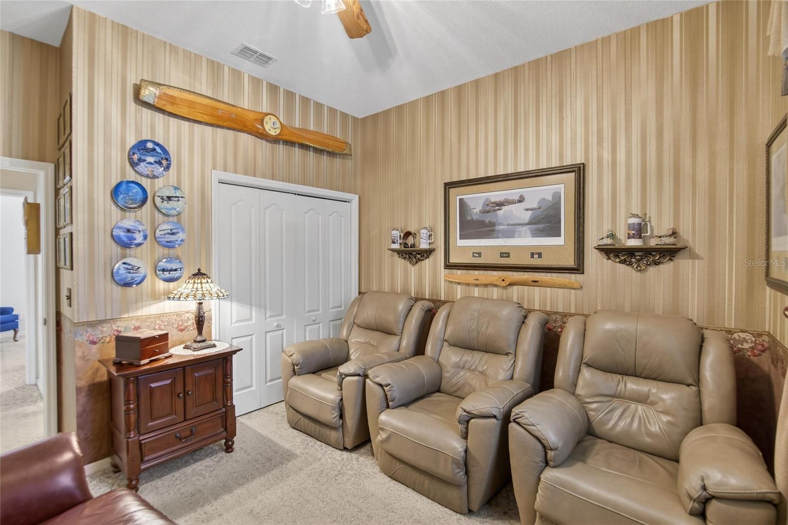 Bedroom 3 used as a den