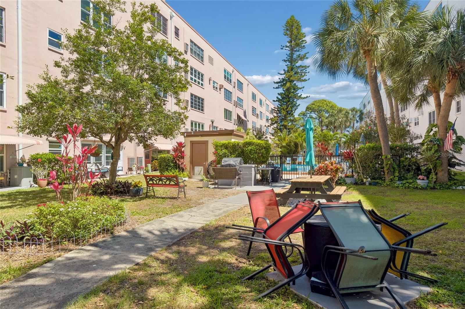 Outdoor Grilling patio.