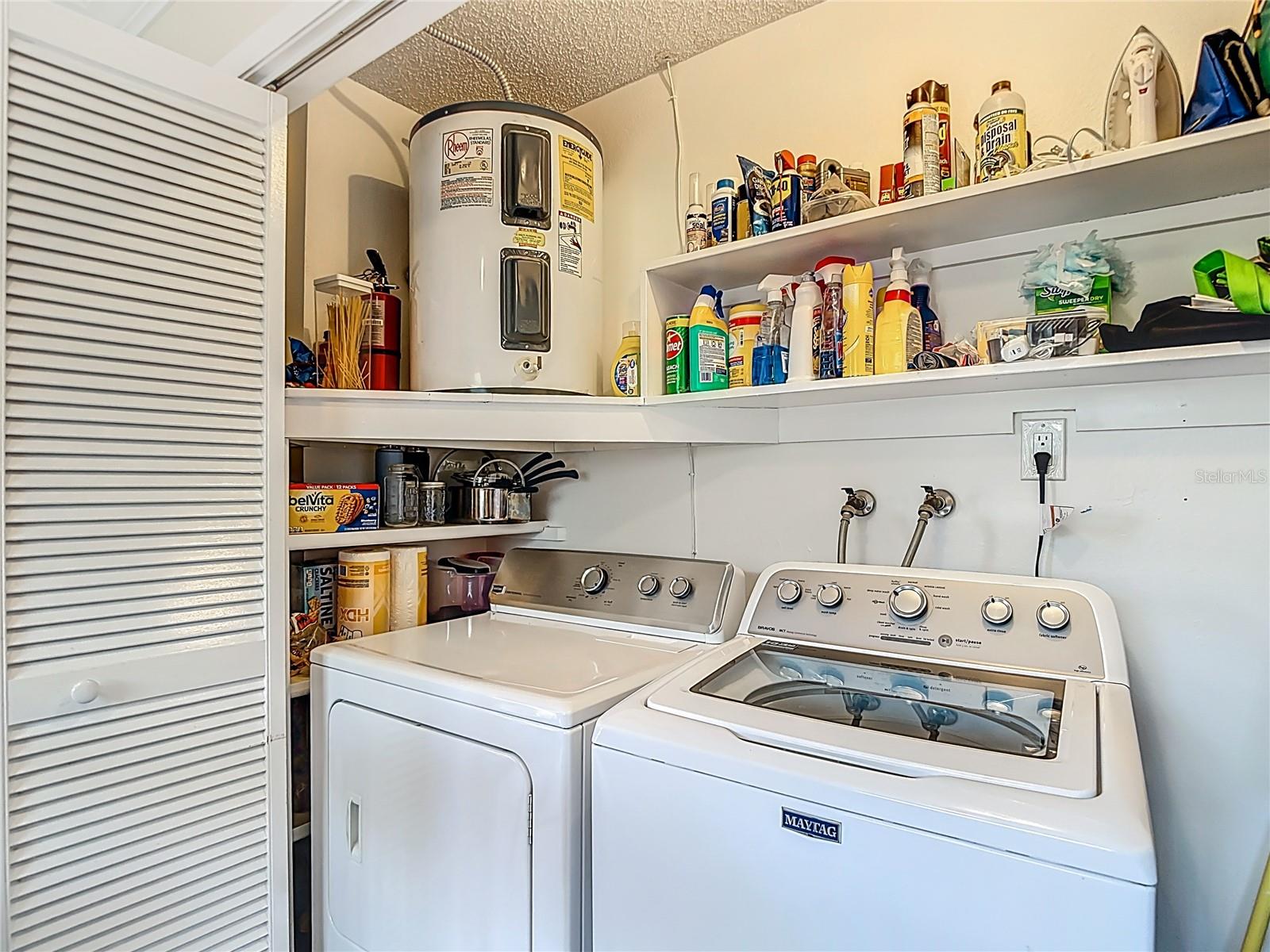 Laundry closet