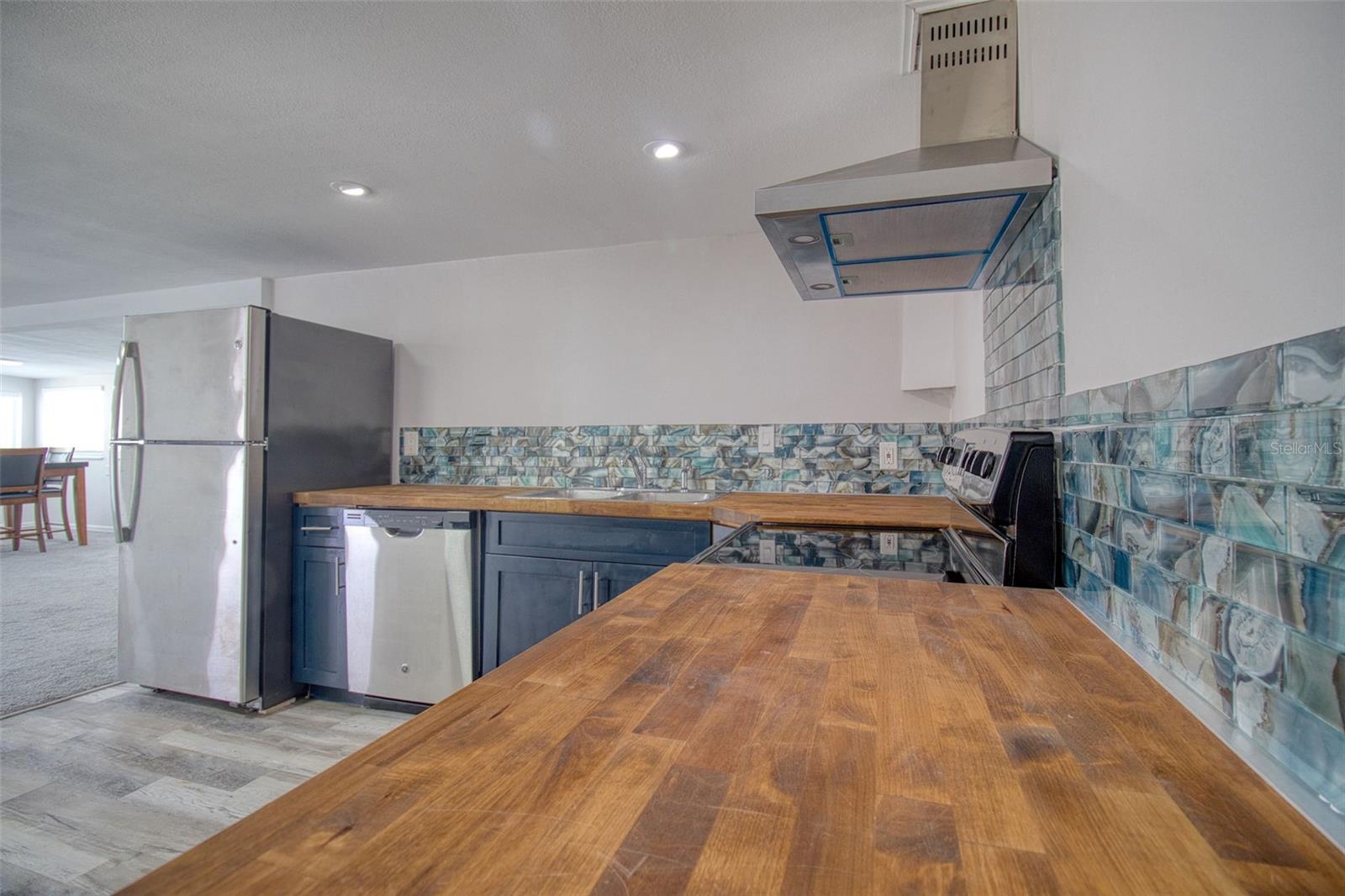 Butcher block countertops