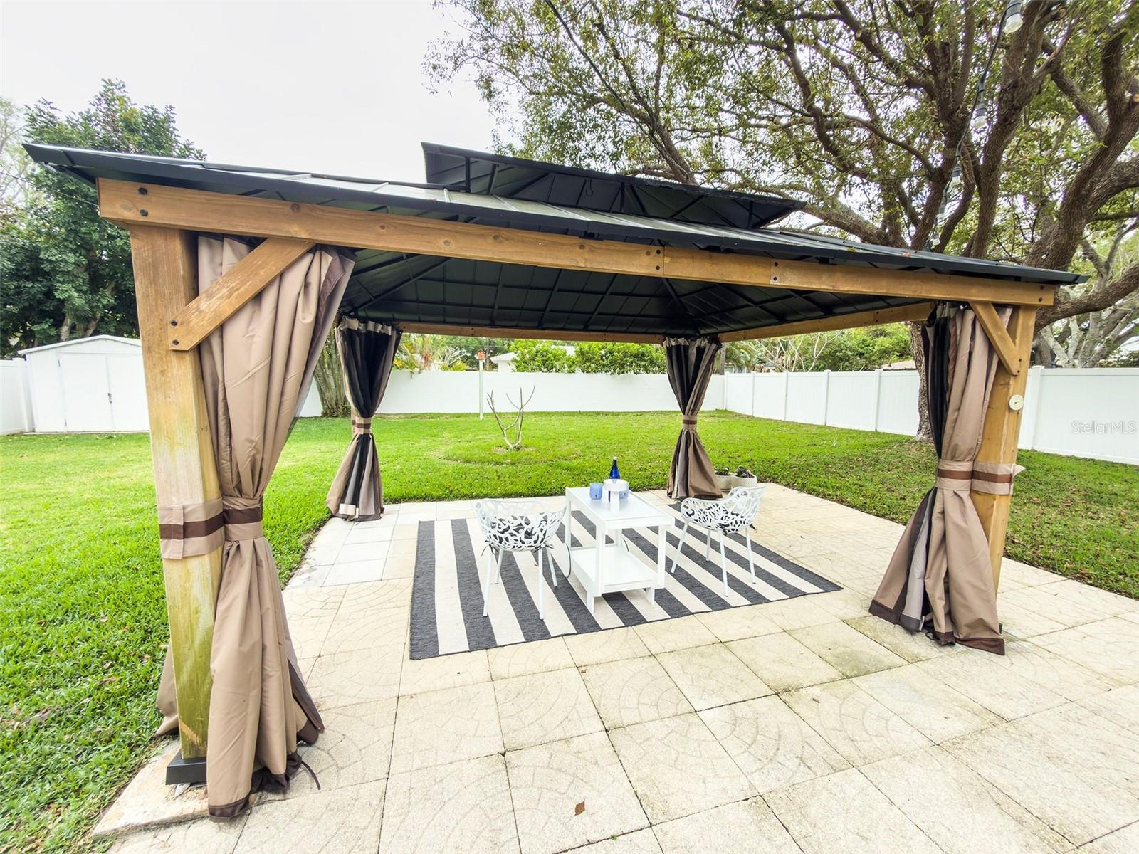 Enjoy evenings under your pergola