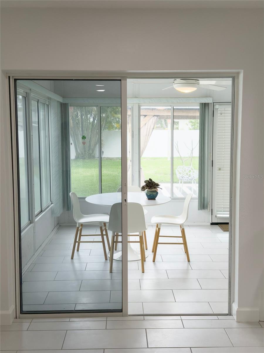 Sliders to Sun Room