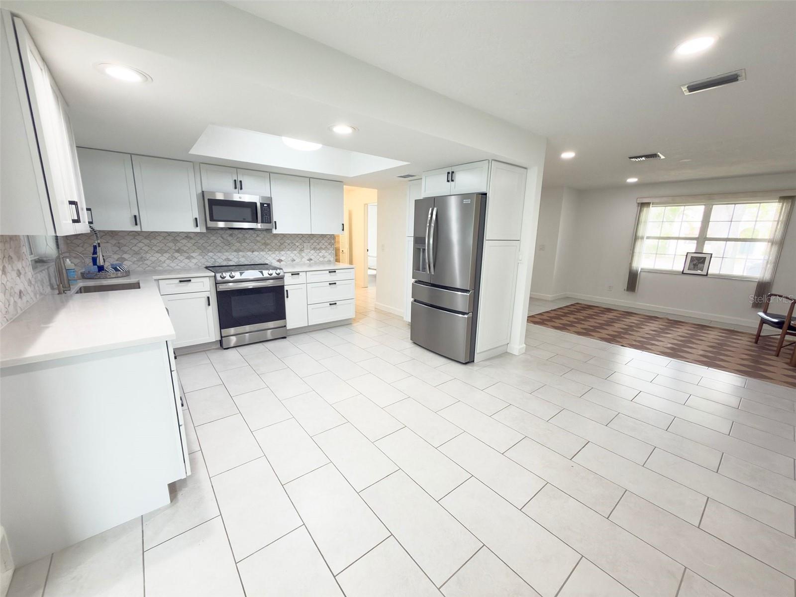 Kitchen from dining room