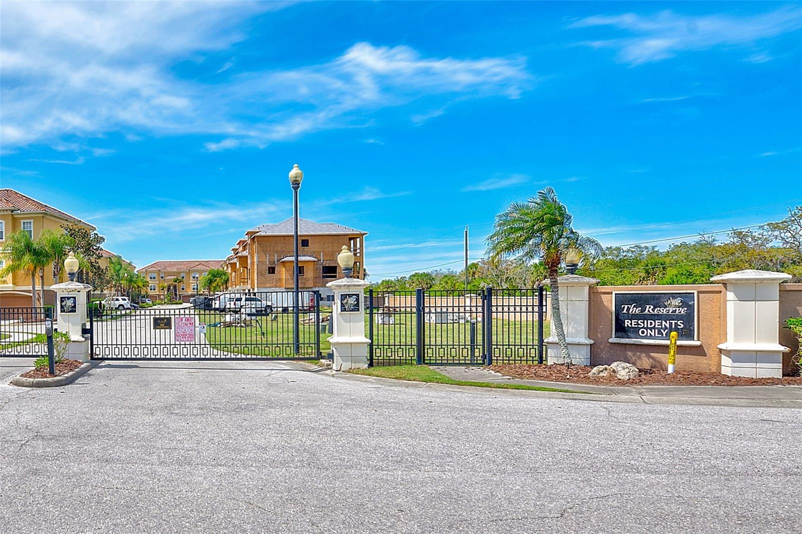 GATED PRIVATE COMMUNITY ENTRANCE