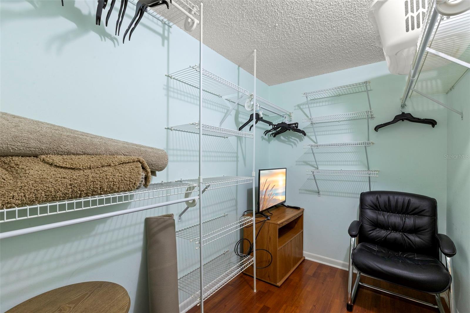 Primary walk-in closet