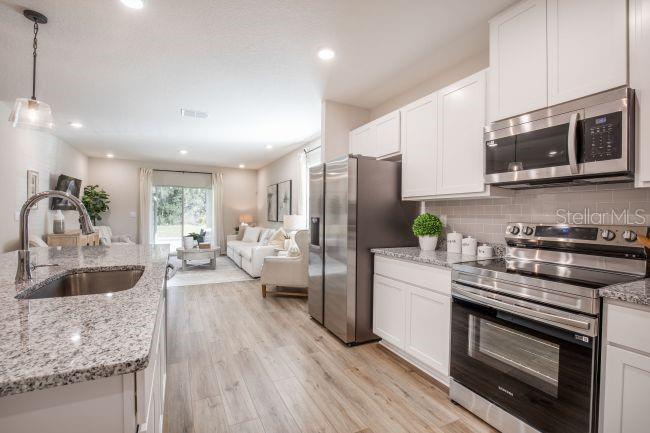 Model home - actual features may vary.