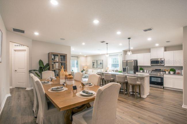 Model home - actual features may vary.