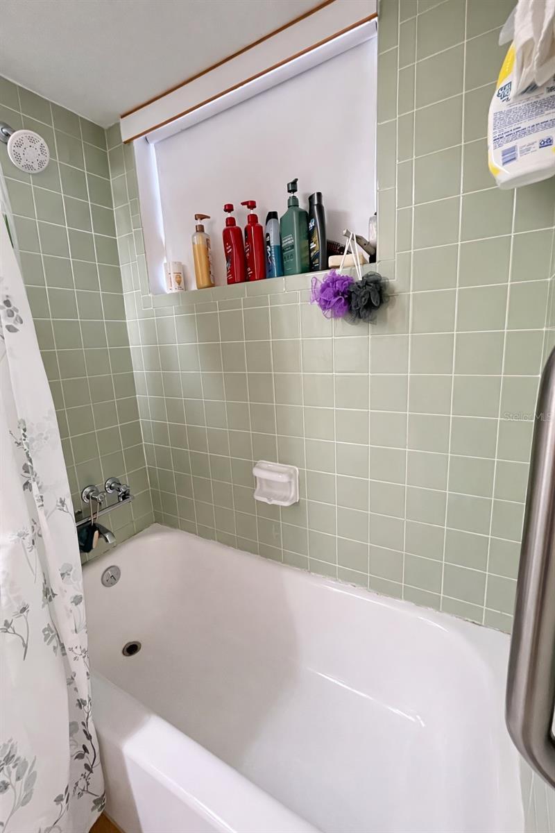 guest bathroom tub/shower