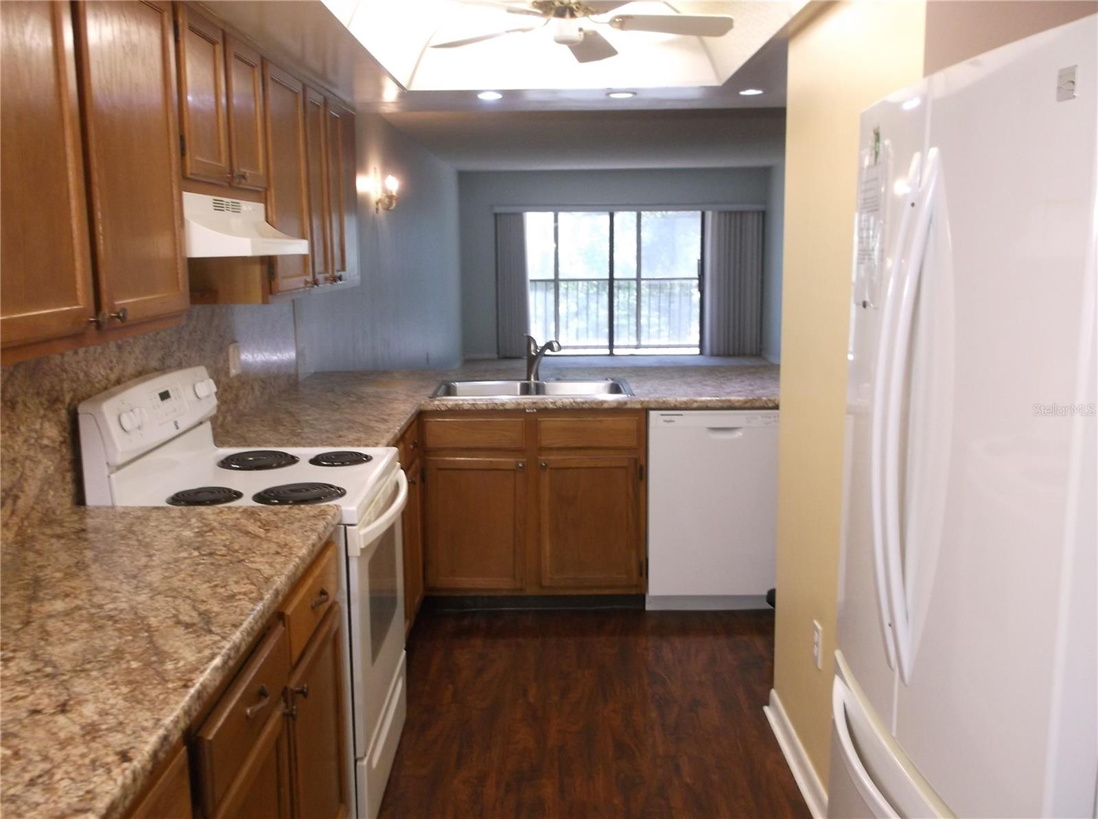 View from back of Kitchen