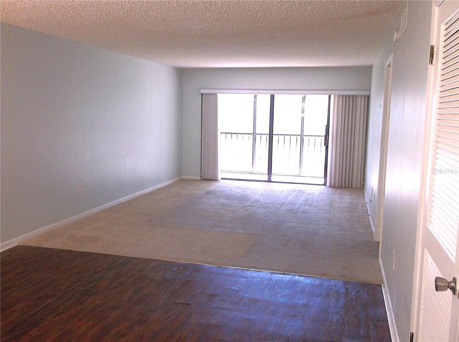 Entrance to Dining room and Living room