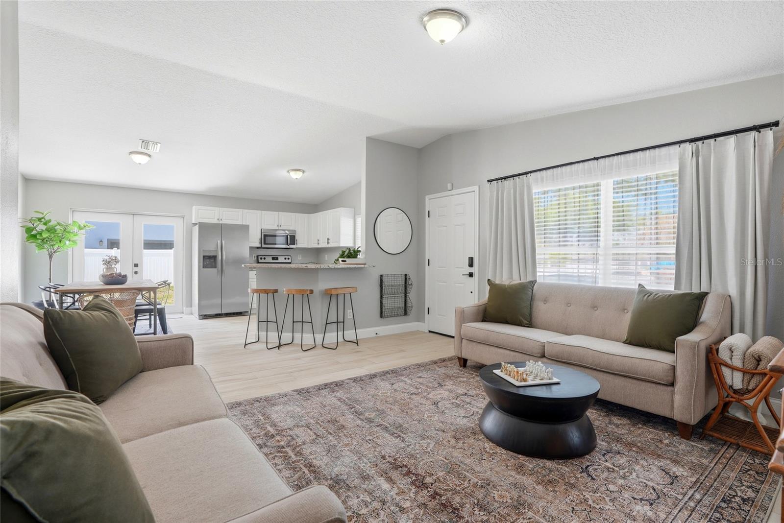 Open Concept - Living Dining and Kitchen