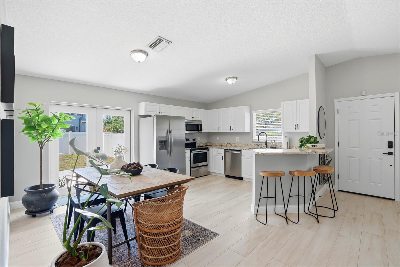 Open Concept - Living Dining and Kitchen