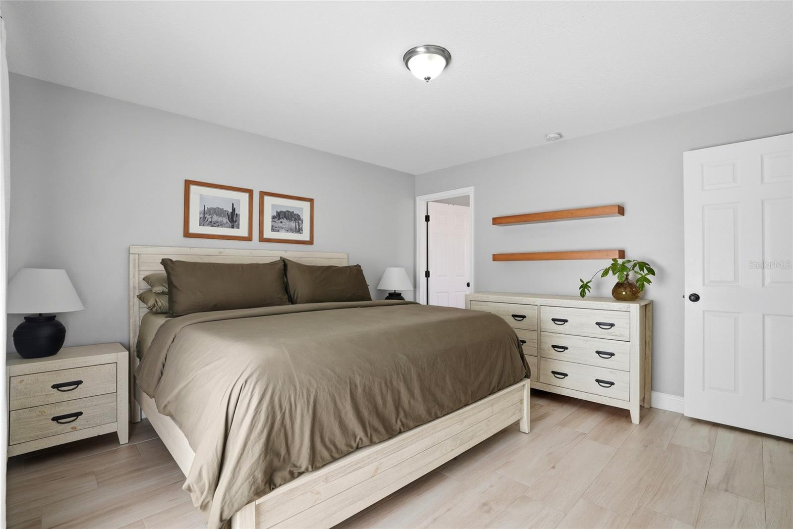 Primary Bedroom - King Sized Bed